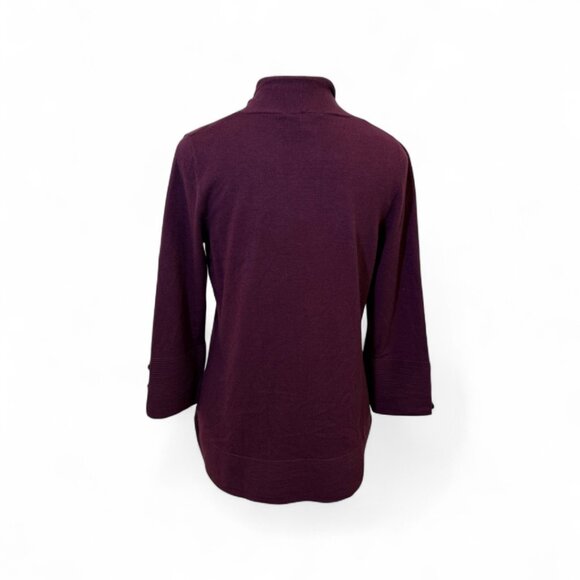 Stitch Fix Evolution Open Front Mauve Cardigan Size Small - Picture 3 of 7